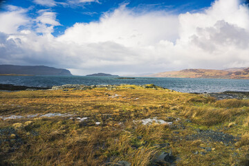 Fototapeta na wymiar West coast on Isle of Mull, Scotland.