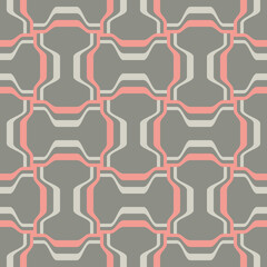 Simple abstract seamless pattern. Colorful accent for any surface.