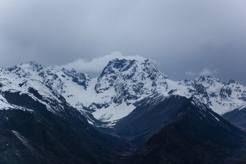 Fototapeta na wymiar Baima snow mountain in Tibet, China.