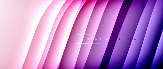 Fluid gradient waves with shadow lines and glowing light effect, modern flowing motion abstract background for cover, placards, poster, banner or flyer