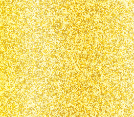 Gold glitter texture. Golden abstract particles.