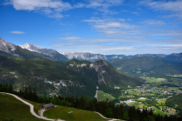 Fototapeta na wymiar Panorama Nationalpark Berchtesgaden