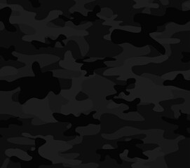 black army camo seamless background classic pattern for printing clothes, fabrics.