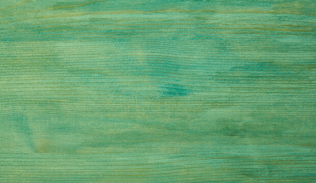 green wooden background with copy space, wood texture