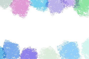 カラフルなペイントの背景画像　ドット柄