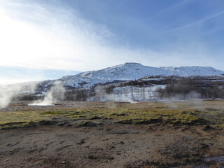 Steam vents in Iceland