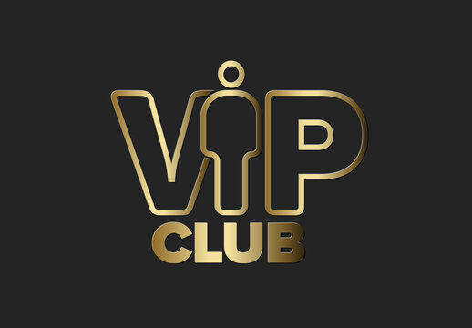 Golden Vip Club Logo Mark