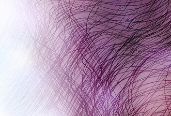 Light Purple vector background with wry lines.