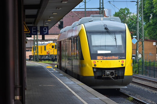 train on railway station