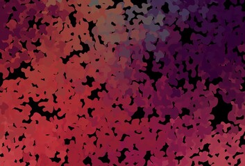 Dark Pink, Red vector pattern with random forms.