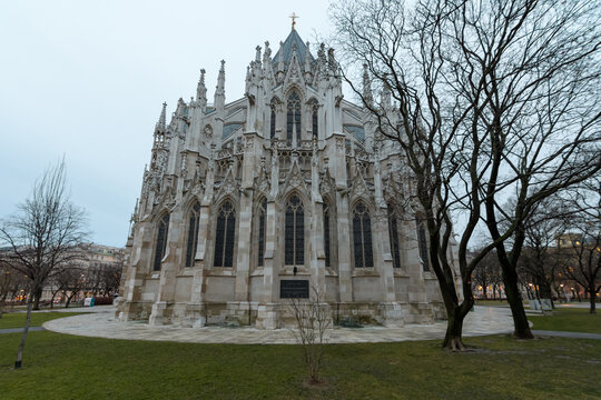 Votive Church (Votivkirche) a neo-Gothic style church located in Wien,Vienna, Austria. Europe.