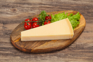 Italian traditional parmesan cheese triangle