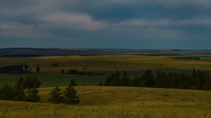 landscape with clouds