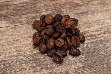 Roasted coffee beans for cooking
