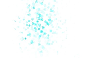 Fototapeta na wymiar Light Blue, Green vector pattern with spheres.