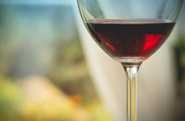 glass of red wine