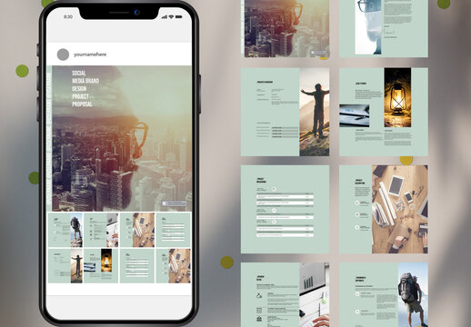 Social Media Project Offer Layouts
