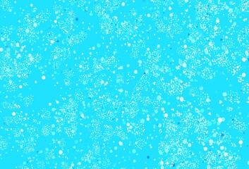 Fototapeta premium Light BLUE vector template with chaotic shapes.
