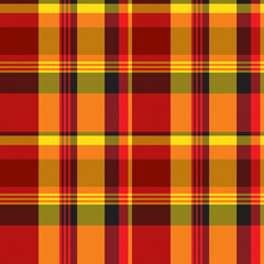 Classical checkered tartan pattern.