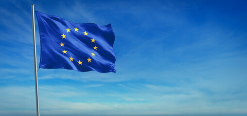 The National flag of European Union