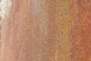 Rusted orange metal texture