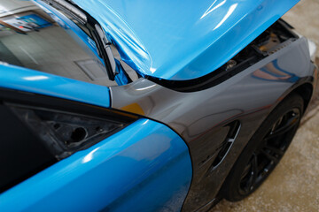 Car wrapping, protective foil or film coating
