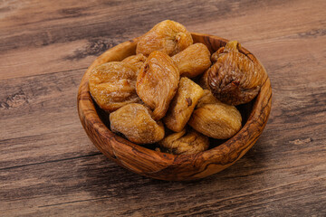 Dry sweet fig fruit heap