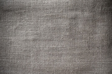 burlap texture, natural fabric closeup for background. Closeup of a cloth texture background