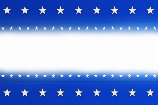 Independence Day, 4th of July background with blue color and white stars