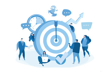 Productivity, motivation, Vector illustration for web banner, infographics, mobile.  Growth skills , success organization strategy