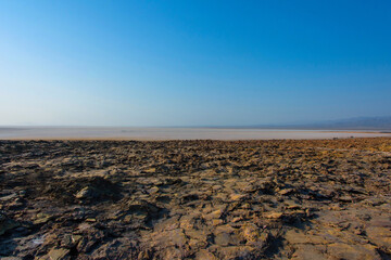 Infinite depression of Danakil desert, Ethiopia