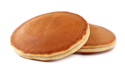 japanese pancakes on a white background