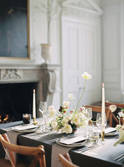 wedding table setting