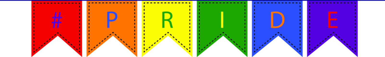 International Pride Festival. Gay Pride. Interracial group of gays, lesbians, transgender people participating in the pride of LGBTQ.