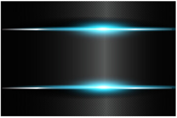 abstract metallic black blue geometric frame sport design concept innovation background