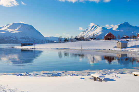 Snowy Landscape, Arctic Circle