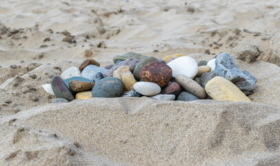 pebbles on the beach