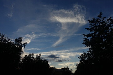 time lapse beautiful clouds in the city
