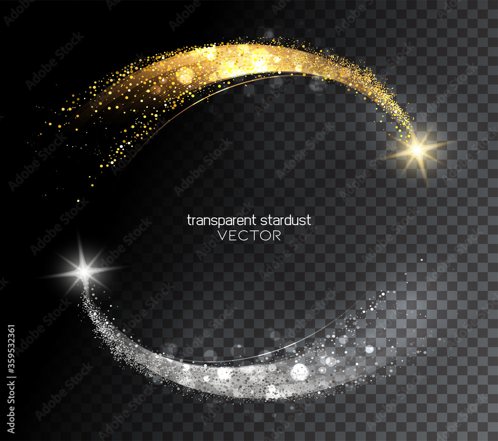 Poster abstract shiny color gold and silver design element