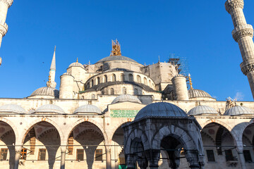 The Blue Mosque in city of Istanbul, Turkey