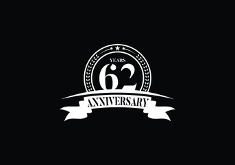 Anniversary logo template Vector design birthday celebration, Design for booklet leaflet magazine brochure poster web invitation or greeting card