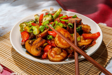 Chinese Shrimp Brown Sauce