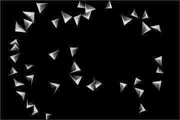 
Triangular background.