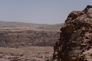 mountain landscape with blue sky