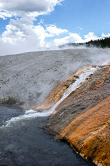 Hot water at Yellowstone.