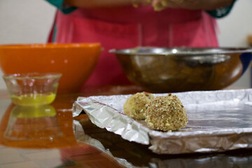 cookies on a baking sheet