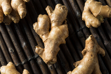 Raw Brown Organic Ginger Root