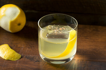Boozy Clarified English Milk Punch