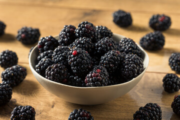 Raw Organic Fresh Blackberries