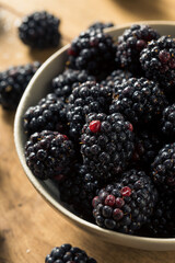 Raw Organic Fresh Blackberries